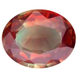 3.14ct Scarce Greenish Red Glittering Variable Andesine (GEM-14711)