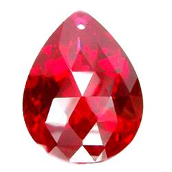 29.25ct Sparkling Top Red Topaz Pendant Drop (GEM-14614)