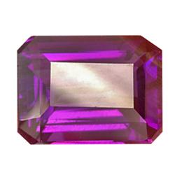 24.78ct Phenomenal Purple Amethyst Emerald Shape VVS (GEM-14553)