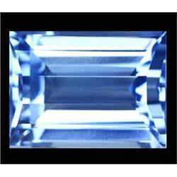 30.25ct First Class Baguette Santa Maria Blue Quartz (GEM-14506)