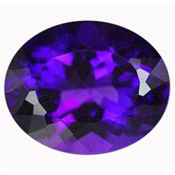 16.7ct First Class Top Purple Oval Amethyst Uruquay (GEM-14270)