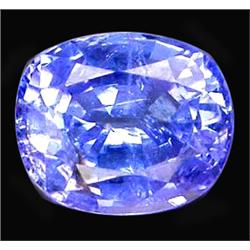 1.2ct Glowing Top Purplish Blue Tanzanite Block D AAA VS (GEM-14196)