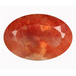 2.50ct Oval Natural Unheated Copper Orange Andesine  (GEM-13997)