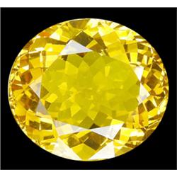 11.55ct AAA Yellow Oval Cut Citrine (GEM-12838)