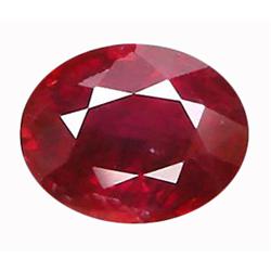 2.06ct Top AAA Oval Cut Red Ruby Mogok (GEM-12424)