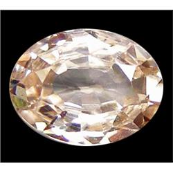 1.53ct Full Fire White Champagne Zircon Cambodia VVS (GEM-12338)