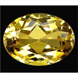 1.34ct Top AAA Oval Yellow Beryl Tanzania VS (GEM-12200)