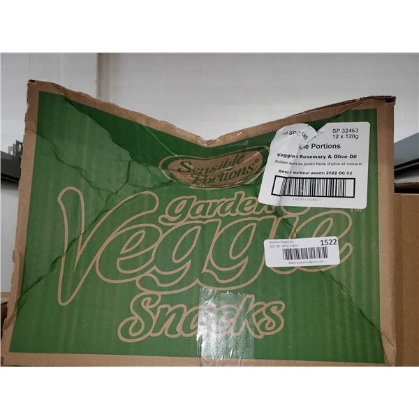 CASE LOT - Veggie Snacks - Rosemary & Olive Oil 12x120g