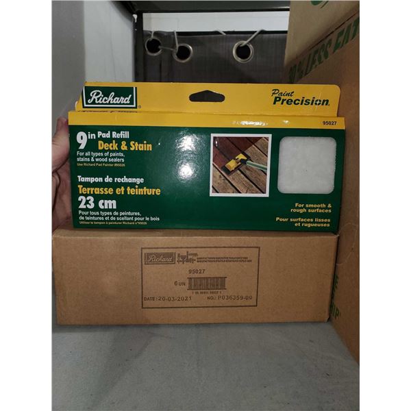 CASE LOT - Richard 9" Deck Stain Pad Refills