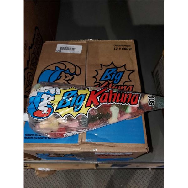 CASE LOT - Big Kahuna Gummie Candies 12x600g