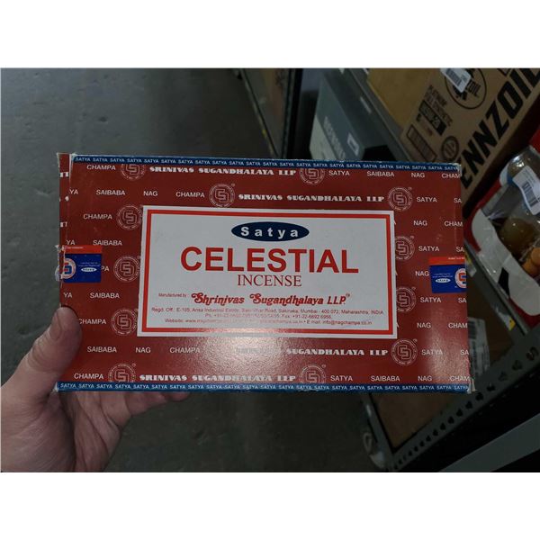 CASE LOT - Satya Celestial Incense Sticks - 12z15g