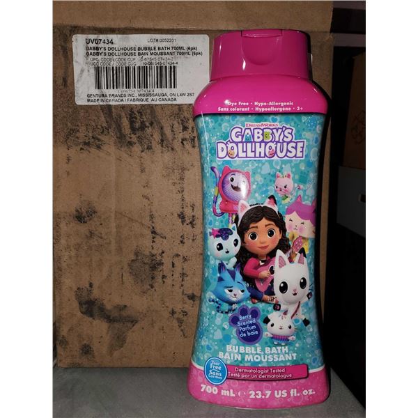 CASE LOT - Gabby's Dollhouse Bubble Bath 6x700ml