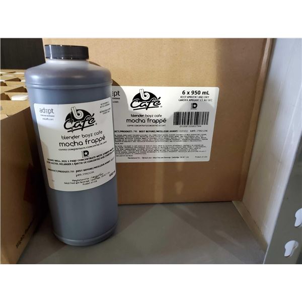 CASE LOT - b Cafe Blender Boyz Cafe Mocha Frappe (6x950ml)