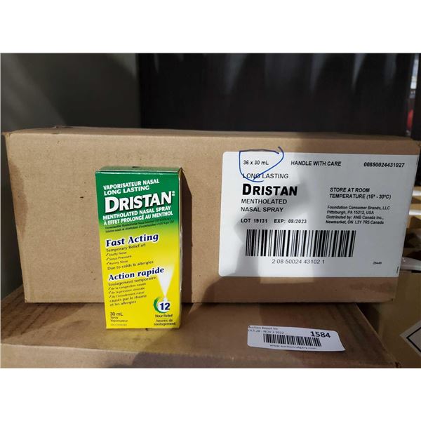 CASE LOT - Dristan Mentholated Nasal Spray 36x30ml