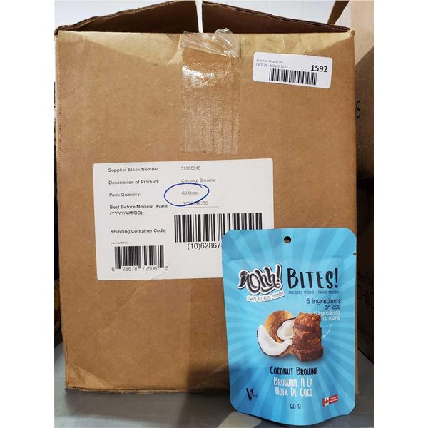 CASE LOT - Ohh Bites Coconut Brownie (60 x 60g)