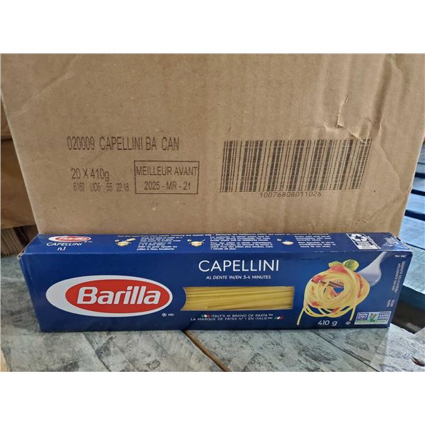 CASE LOT - Barilla Capellini Noodles 20X410g