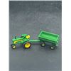 Image 1 : John Deere Die Cast Tractor and Grain Hauler