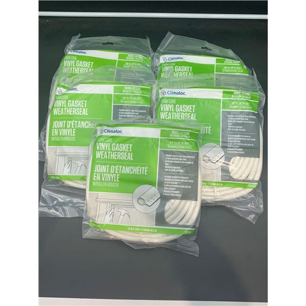 Climaloc Foam Cure Vinyl Gasket Weatherseal (6ct) Indoor/Outdoor