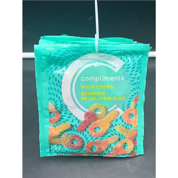 Compliments Sour Chews Candy (6 x 125g)
