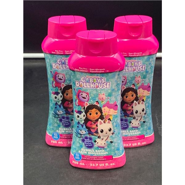 Gabby's Dollhouse Bubble Bath-Berry Scented (3 x 700ml)