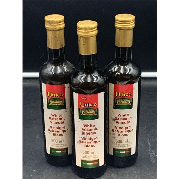 Unico White Balsamic Vinegar (3 x 500ml)