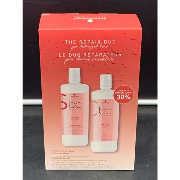 The Repair Duo for Damaged Hair-Schwarzkopf Bonacure Peptide