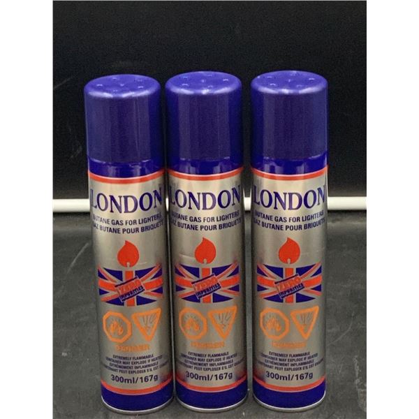 London Butane Gas (3 x 300ml)
