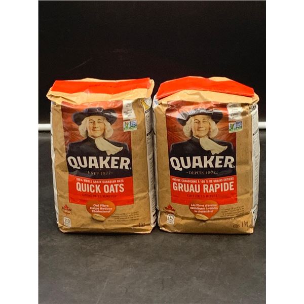 Quaker Quick Oats (2 x 1kg)