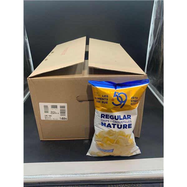 Case of 59th Street Regular Potato Chips (16 x 140g)