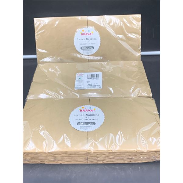 Brava Lunch Napkins (3 x 100)
