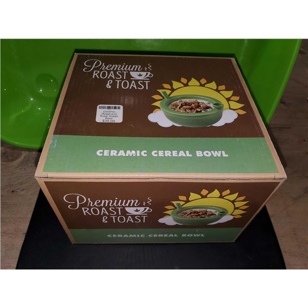 Premium Roast & Toast Ceramic Cereal Bowl