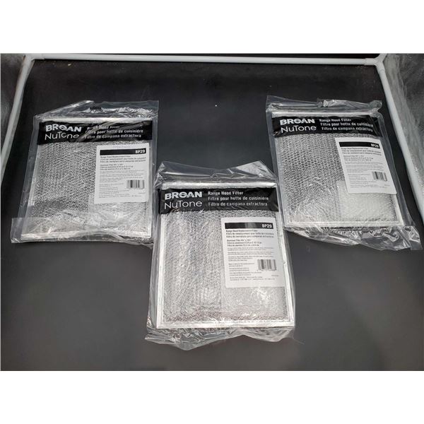 Broan NuTone Range Hood Filter (3pks)