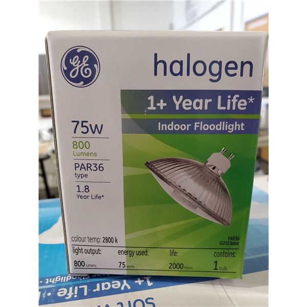 GE Halogen Indoor Floodlights (6 x 75w)