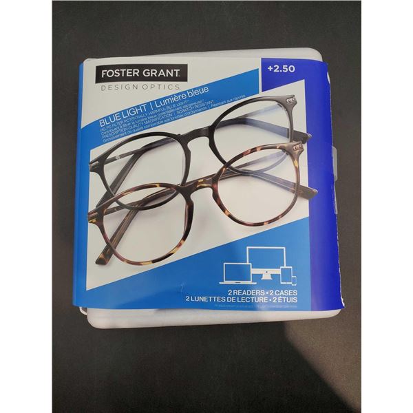 Foster Grant Blue Light Reader Glasses (2.50)