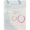 Image 3 : Ladies Natural Topaz 10.07 Carat Oval & Round Cut Stones Tennis Bracelet with certificate value $240