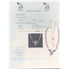 Image 4 : Natural Sapphire 7.40 Carat Multi Stone Cut Pendant & Chain with certificate value of $1600.00