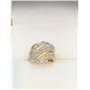 Image 1 : Natural Diamond Cluster Ring, 1.50 Carat Diamonds on 14kt gold /.925 silver with certificate value o