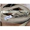 Image 2 : Lot of 3 Assorted Straps - 2X Haevy Duty Ratchet Straps, 1 Cable Strap