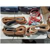 Image 1 : Lot of 4 Assorted Straps - 3X Light Duty Tow Straps 1x 3M Dual Carabiner Strap