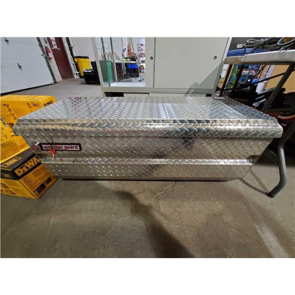NEW Weather Guard Aluminum Locking Truck Bed Tool Box with key