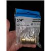 Image 3 : Bulk Lot of 3/4" Brass Couplings