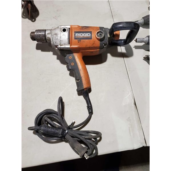 Ridgid R7121 Drill, 1/2Inch Spade Handle Mud Mixer
