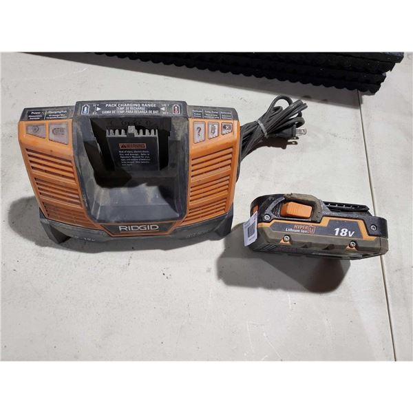 Rigid 18VBattery with Charger