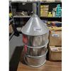 Image 1 : Lot of 3 Heavy Duty Shop Funnels