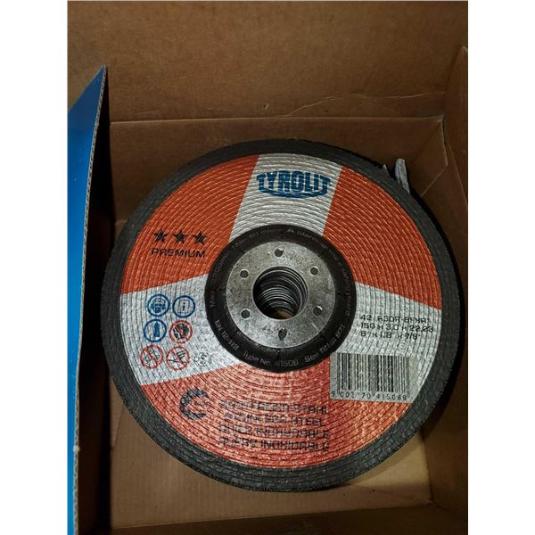 Tyrolit Premium Cut off Wheels - 6 x 1/8 x 7/7 - Case lot of 25