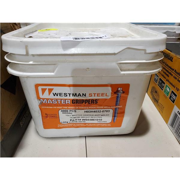 Westman Steel  Master Grippers #10 x 1 inch Screws - 3000 Count