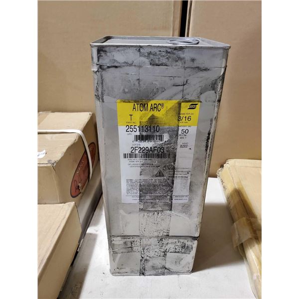 Atom Arc 7018 - 3/16 welding electrode sealed 50 lbs can