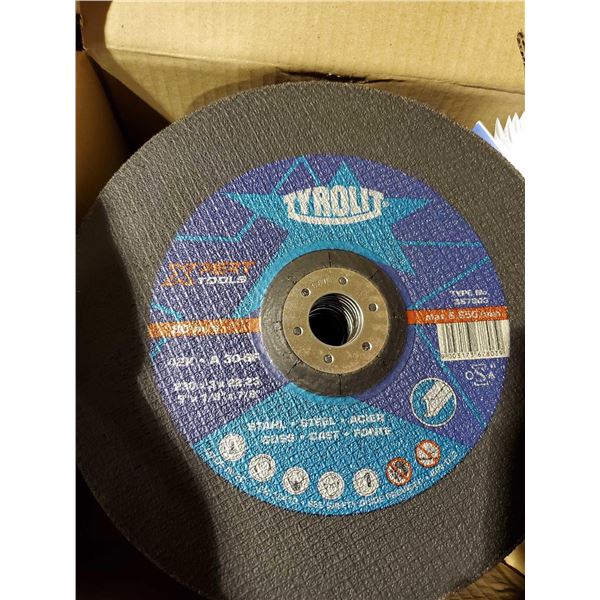 Tyrolit Cut off Wheels 9 x 1/8 x 7/8 Case lot of 25