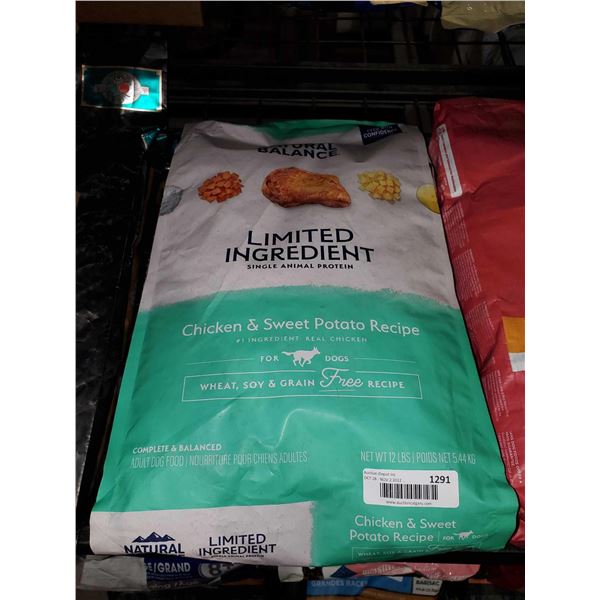 Natural Balance Limited Ingredient Chicken & Sweet Potato  Dog Kibble 12Lbs
