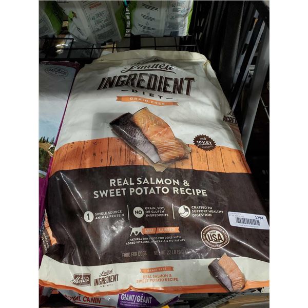 Merrick Limited Ingredient Salmon & Sweet Potato Dog Kibble 22Lbs